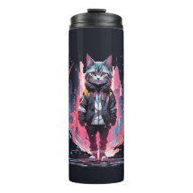 Stilvolles süßes Katzendesign