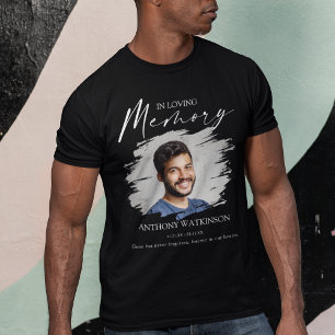 Stilvolles T-Shirt mit Foto vorne und hinten für B