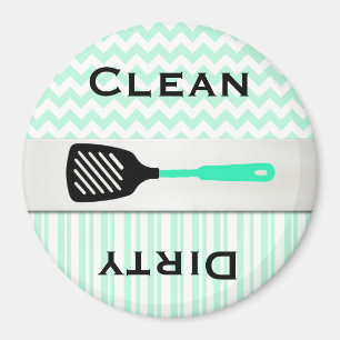 Stilvolles tadelloses Grün kopiert Magnet