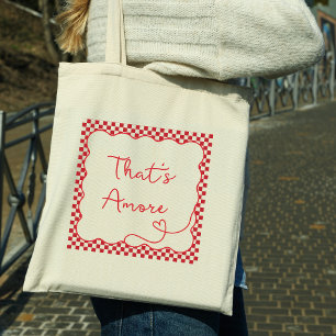 Stilvolles 'That's Amore' italienisch gestaltetes Tragetasche