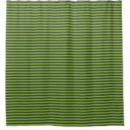 Stilvolles Thin Greenery Striping Design Duschvorhang
