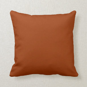 Stilvolles tiefes verbranntes Orange >Einfache Kis Kissen