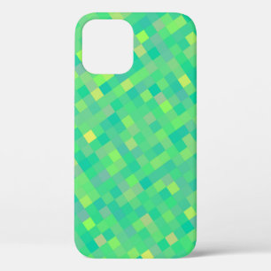 Stilvolles, trendy grün/gelb Pixel Mosaikmuster Case-Mate iPhone Hülle