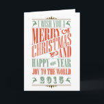 Stilvolles Vintages Weihnachts-u. des neuen Feiertagskarte<br><div class="desc">Vintages Weihnachten u. neues Jahr 2015 Feiertags-Grußkarte. Ich wünsche Ihnen frohen Weihnachten und eine guten Rutsch ins Neue Jahrfreude zur Welt 2015.</div>