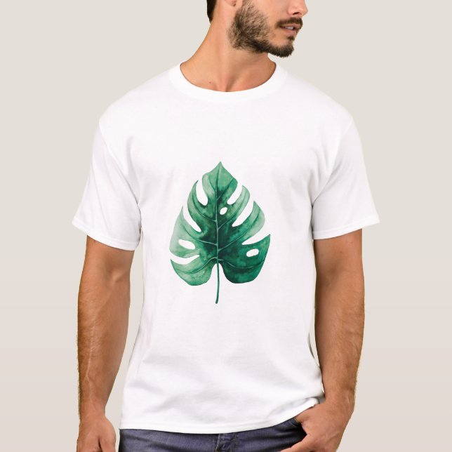 Stilvolles Wasserfarben T-Shirt (Vorderseite)