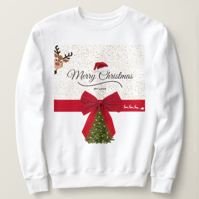 Stilvolles Weihnachten Sweatshirt (Design vorne)