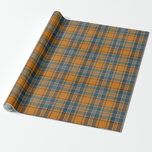 Stilvolles Winter Kariert Tartan Geschenkpapier (Ungerollt)
