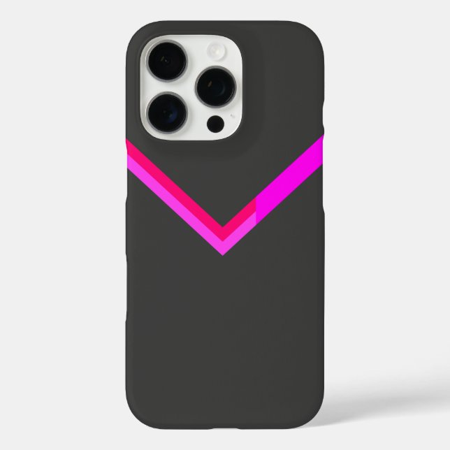 Stilvolles Zickzack Musterdesign Case-Mate iPhone Hülle (Rückseite)