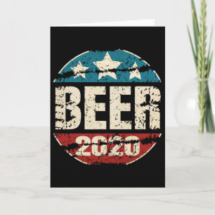 Stimm Bier Lustig Alkohol Anti Trump Biden Wählte Karte