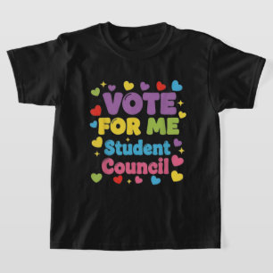 Stimm für mich Schülerrat Vibes Schule T-Shirt