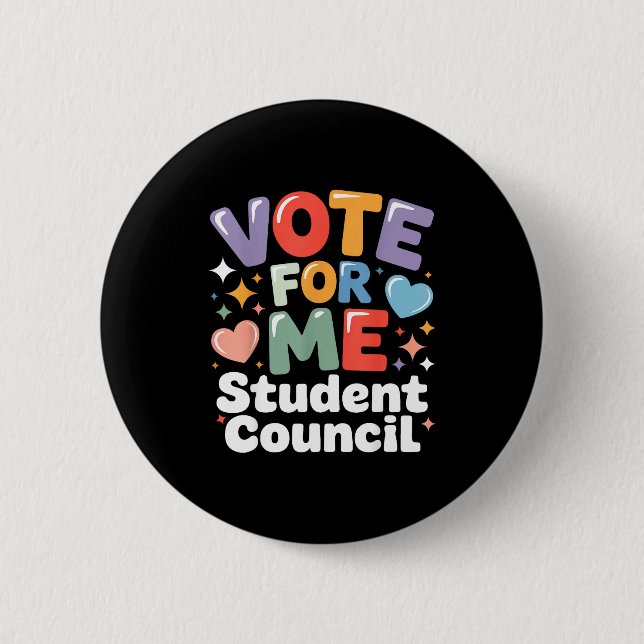 Stimm Für Mich Schülervertretung Vibes Schulwahl  Button (Vorderseite)