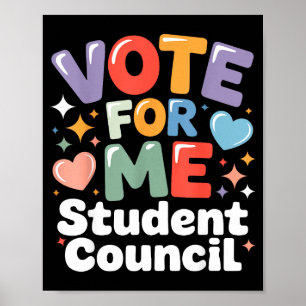 Stimm Für Mich Schülervertretung Vibes Schulwahl Poster
