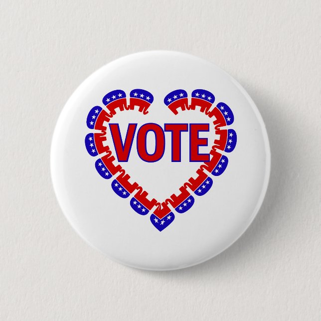 stimm republikánisch elefant button (Vorderseite)