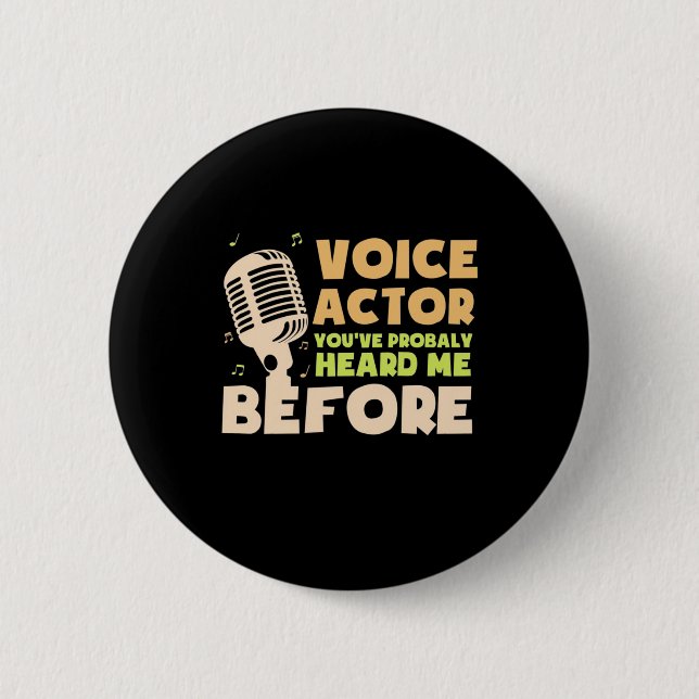 Stimmdarsteller Button (Vorderseite)