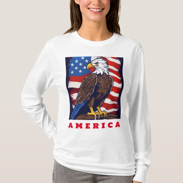 Stimme Amerikas Sweatshirt für Frauen T-Shirt (Vorderseite)