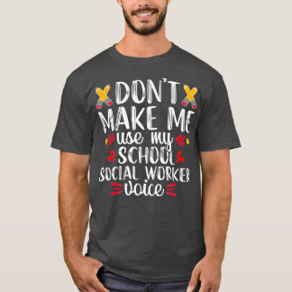Stimme der Sozialarbeiter in der Schule Funny Teac T-Shirt