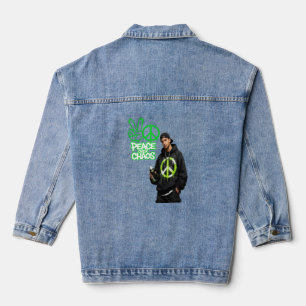 Stimme des Friedens Jeansjacke