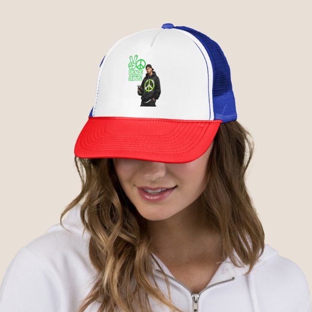 Stimme des Friedens Truckerkappe (Beispiel)