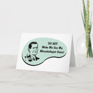 Stimme des Mikrobiologen Karte