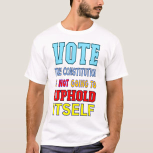 Stimme für die Verfassung Die Wahlkabine T-Shirt