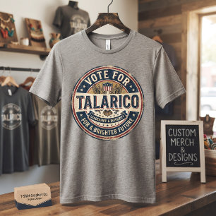 Stimme für Talarico Demokratische Wahl T-Shirt