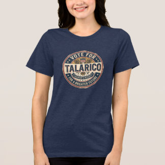 Stimme für Talarico | Demokratische Wahl  Tri-Blend Shirt