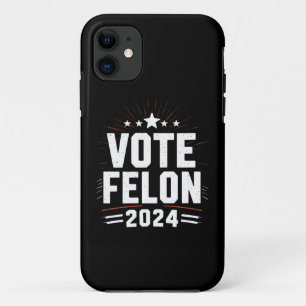 Stimme für verurteilten Trump 2024 Lustige Wahlsti Case-Mate iPhone Hülle