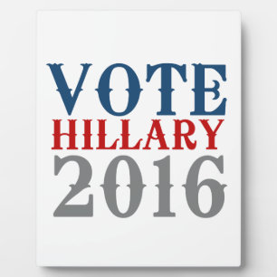 STIMME HILLARY CLINTON 2016 VINTAG.png Fotoplatte