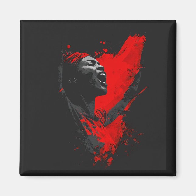 Stimme in Rot Magnet (Vorne)