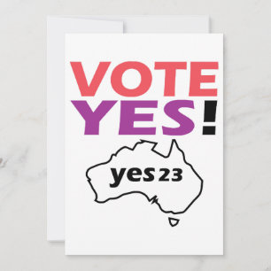 Stimme Ja Für Die Stimme Der Indigenen Australier Einladung