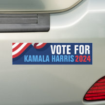 Stimme Kamala Harris für Präsident 2024 Blue