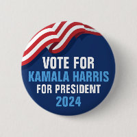 Stimme Kamala Harris für Präsident 2024 Blue