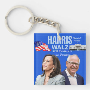 Stimme-Kamala-Harris-und-Tim-Walz-2024_ Schlüsselanhänger