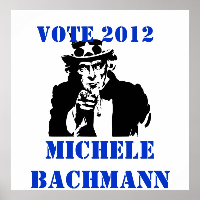 STIMME MICHELE BACHMANN 2012 POSTER (Vorne)