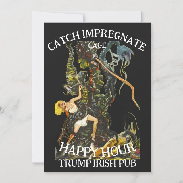 Stimme Politisch Patriotisch Trump Republikanische Einladung (Vorderseite)