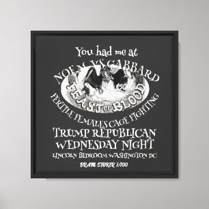 Stimme Politisch Patriotisch Trump Republikanische Leinwanddruck