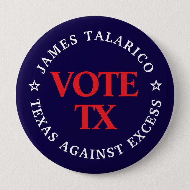 Stimme Talarico: TX Gegen Excess Button (Vorderseite)