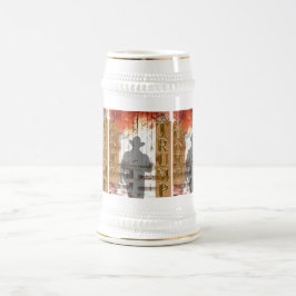 STIMME TRUMP BIERGLAS