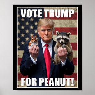 Stimme Trump Gerechtigkeit Für Fred Peanut Das Eic Poster