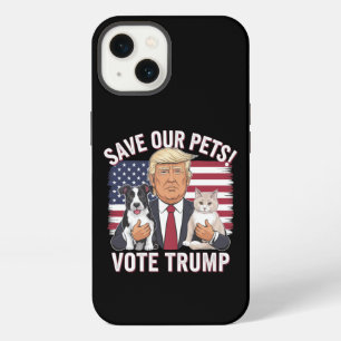 Stimme Trump Rette Unsere Haustiere Katzen Hunde 2 iPhone 13 Hülle