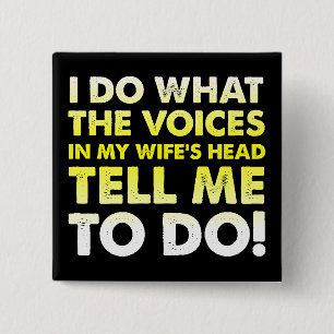 Stimmen der Knopf-Abzeichen-HauptButton meiner Button