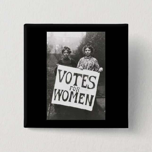 Stimmen für Frauen Button (Vorderseite)