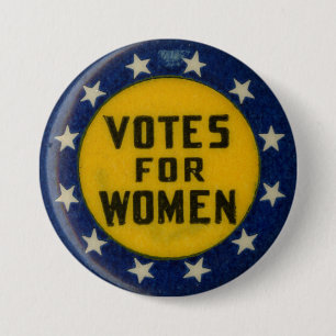 Stimmen für Frauen-historisches Button