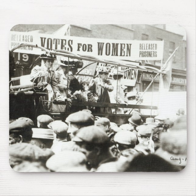 Stimmen für Frauen, im August 1908 Mousepad (Vorne)