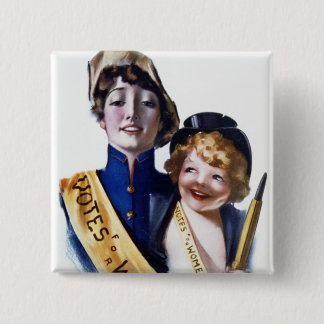 Stimmen für Frauen - Suffrage der Frauen, 1915 Button