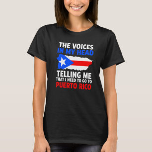 Stimmen im Kopf sagen Puerto Rico puerto-ricanisch T-Shirt