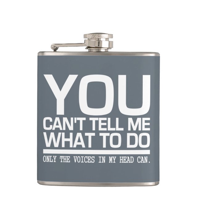 STIMMEN IN MEINEM KOPF FLACHMANN (Vorderseite)