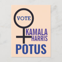 Stimmen Kamala Harris Präsident Frauensymbol