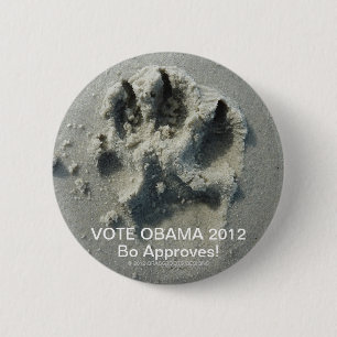 STIMMEN OBAMA 2012 BO GENEHMIGT! BUTTON