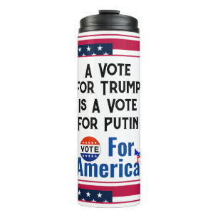 Stimmen Sie für den amerikanischen Wärmeträger Thermosbecher